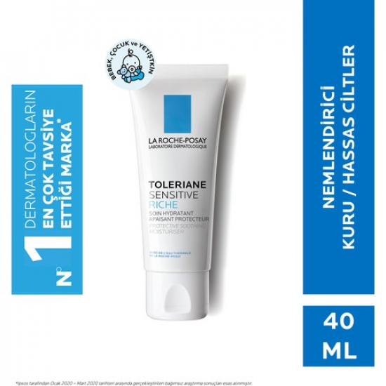 La Roche Posay Toleriane Sensitive Rich Nemlendirici Yüz Kremi 40